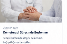 Kemoterapi Sürecinde Beslenme